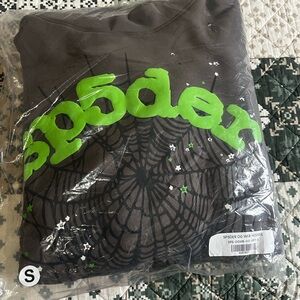 Spider Web Graphic Hoodie